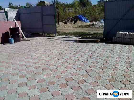 Тротуарная плитка и ее укладка с подготовкой Ростов-на-Дону