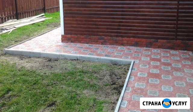 Укладка брусчатки, тротуарной плитки Москва - изображение 1