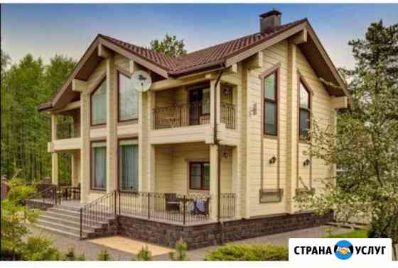 Деревянные дома дачи и бани из профил-го бруса Махачкала