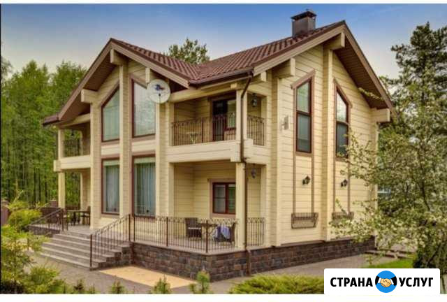 Деревянные дома дачи и бани из профил-го бруса Махачкала - изображение 1