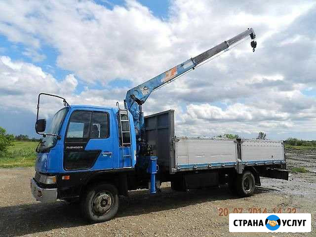 Манипулятор 5 тонн, Автовышка 15м Миасс - изображение 1