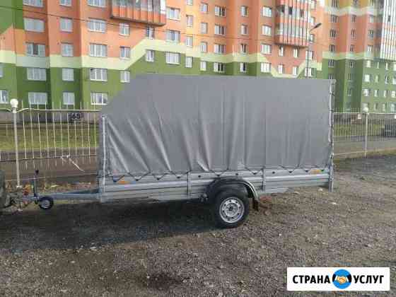 Аренда прицепа 3,2х1,5 и 3,5х1,5 С тентом и без Санкт-Петербург