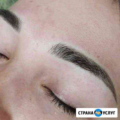 Микроблейдинг и микрошейдинг бровей Казань