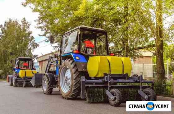 Трактор мтз с щеткой (беларус, аренда, услуги) Екатеринбург