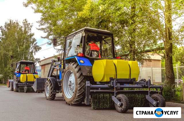 Трактор мтз с щеткой (беларус, аренда, услуги) Екатеринбург - изображение 1