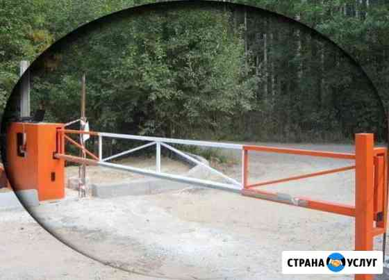 Откатные антивандальные шлагбаумы Москва