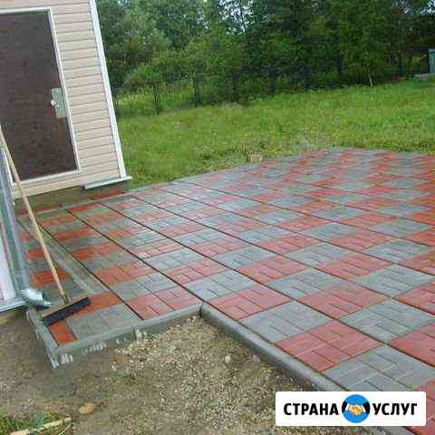Качественная укладка тратуарной плитки Краснодар