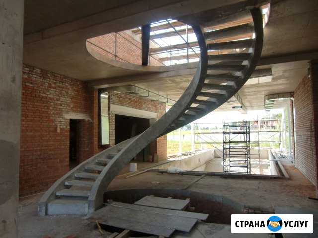 Монолитные (бетонные) лестницы Курганинск - изображение 1