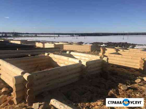 Строительство деревянных домов и бань Красный Яр