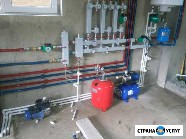 Монтаж отопления и сантехники под ключ Шарыпово - изображение 1