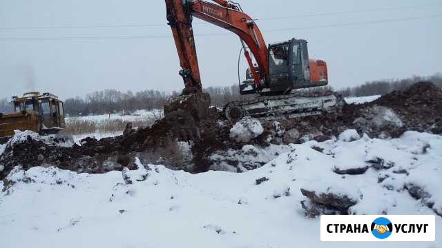 Услуги экскаватора Hitachi 200 и Бульдозера Самара - изображение 1