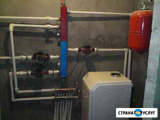 Монтаж систем отопления и водоснабжения Прохладный
