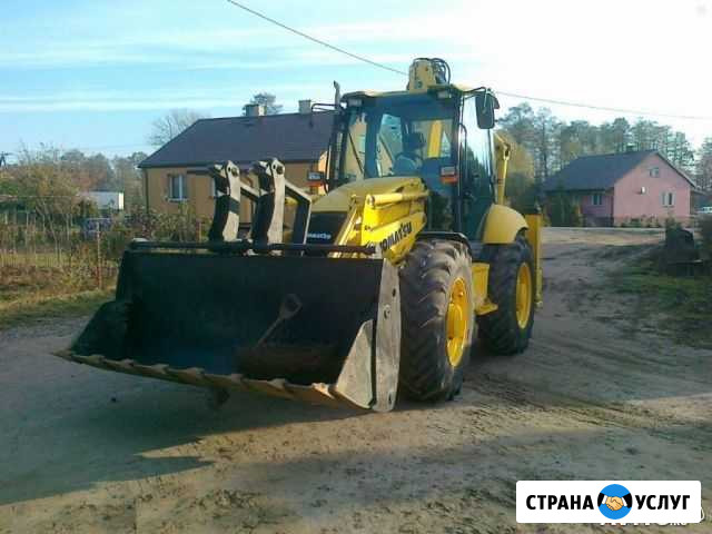 Услуги аренда экскаватора погрузчика komatsu WB93R Алексеевка Белгородской области - изображение 1