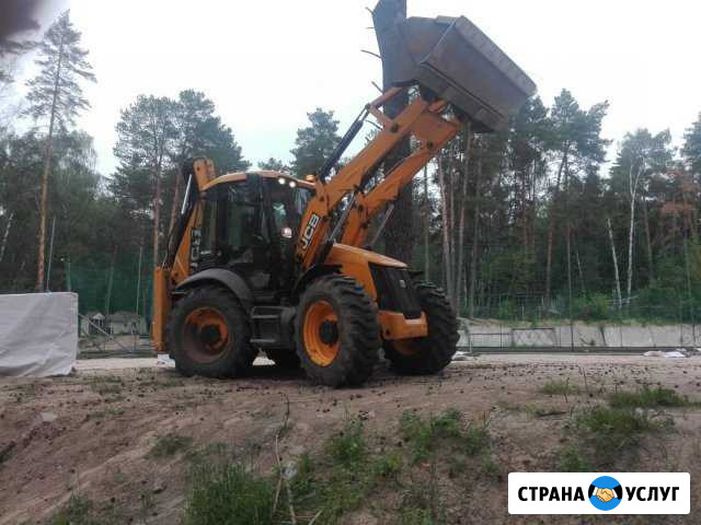 Экскаватор погрузчик в аренду. Гидромолот, ямобур Казань - изображение 1