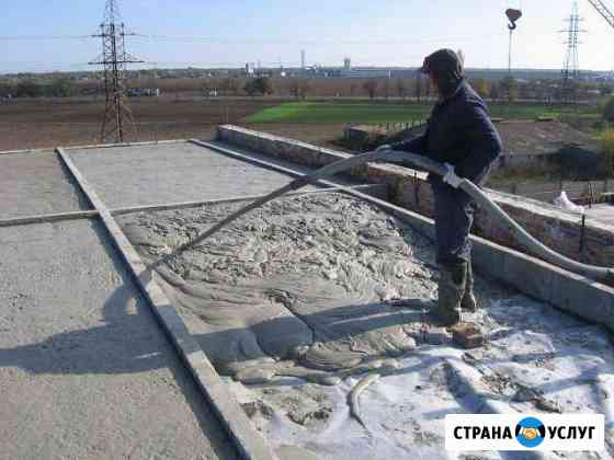 Черновая стяжка.Пенобетон Белгород