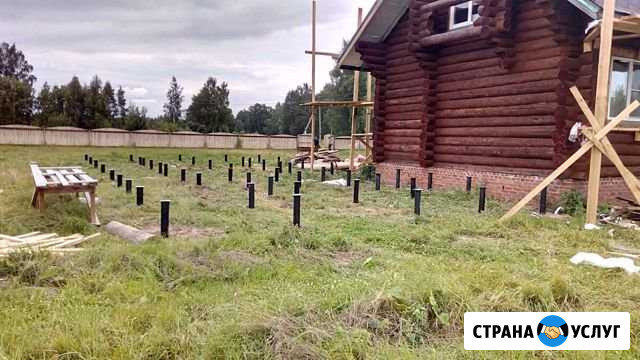Винтовые сваи монтаж свайный фундамент под ключ Любим - изображение 1