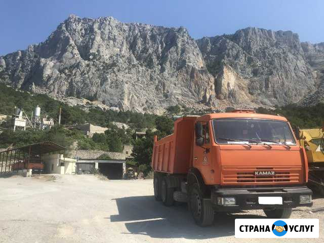 Услуги самосвала Щебень,отсев,песок,бут,ракушка и Севастополь - изображение 1