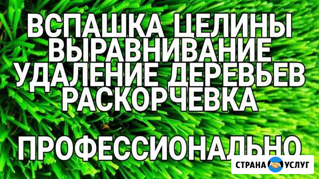 Вспашка целины, выравнивание, удаление деревьев Калуга - изображение 1