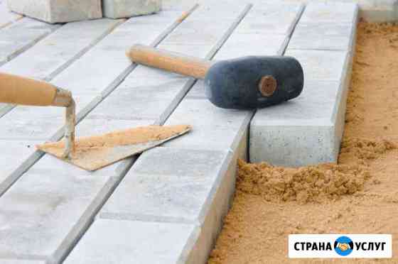Укладка брусчатки и тротуарной плитки Уфа