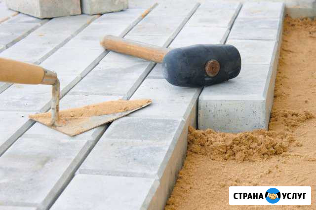 Укладка брусчатки и тротуарной плитки Уфа - изображение 1