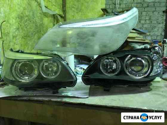 Полировка фар, установка линз, тюнинг Киров