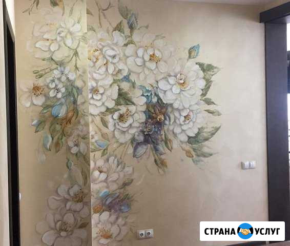 Роспись стен,помещений, декоративные работы, дизай Махачкала - изображение 1