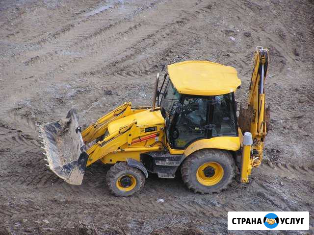 Услуги,аренда Экскаватора погрузчика; фрпогрузчика Омск - изображение 1