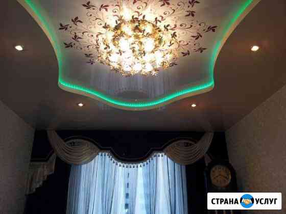Двухуровневые натяжные Потолки Самара