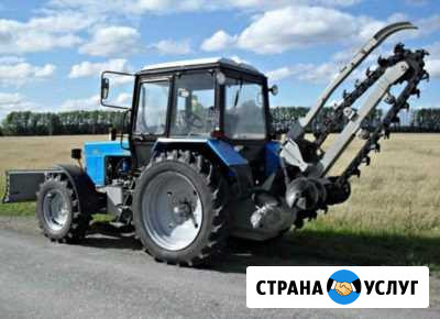 Услуги Бары траншеекопателя-грунтореза. мтз-82 Коломна - изображение 1