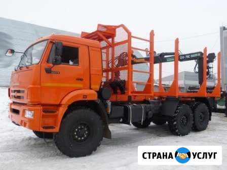 Услуги манипулятора лесовоза для погрузки леса Воронеж - изображение 1