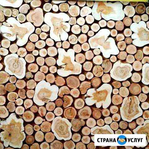 Панно из спилов можжевельника 1м.кв Томск