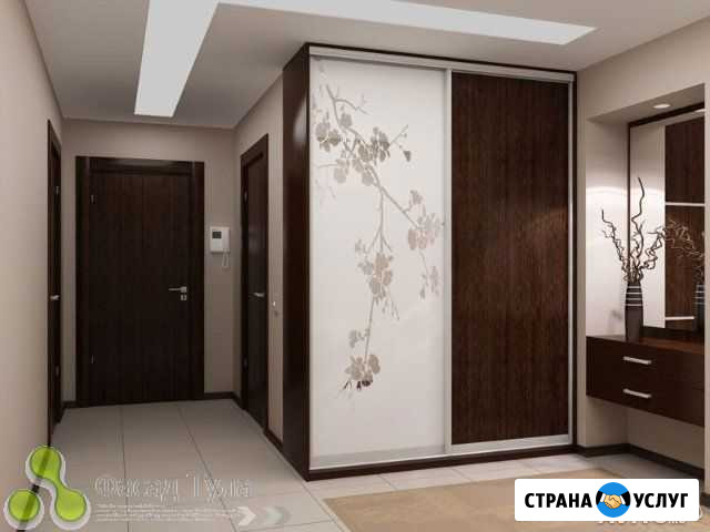 Шкафы купе пескоструйный рисунок Тула - изображение 1