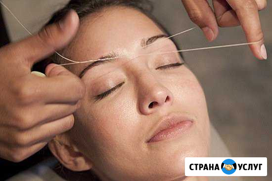 Оформление бровей нитью Томск - изображение 1