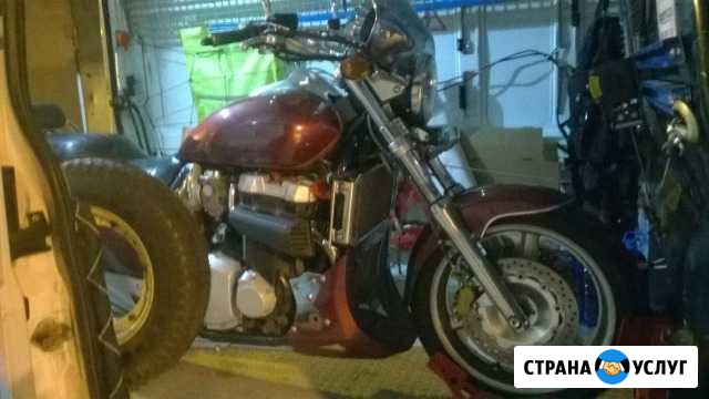 Мотоэвакуатор, Мотоэвакуация, транспортировка мото Москва - изображение 1