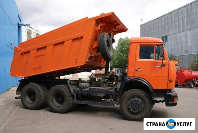 Камаз самосвал 15т,ворота распашные. Песок. Щебень Воронеж - изображение 1