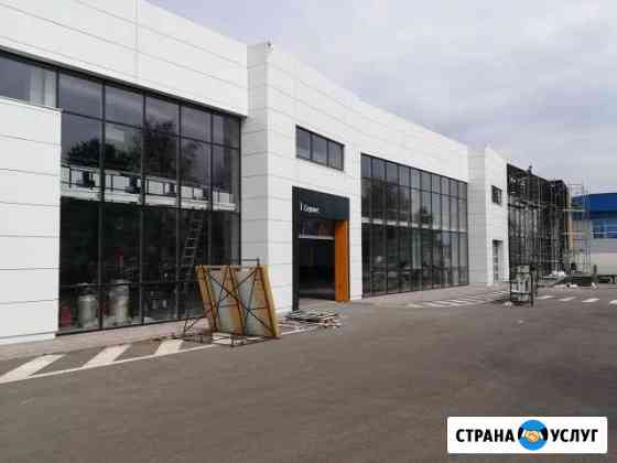 Вентилируемый фасад и витражи Лидер-Строй плюс Михайловск