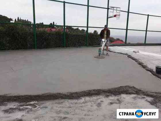 Стяжка пола (заливка) на тёплый пол Ялта