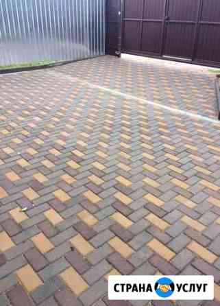 Укладка тротуарная плитка.Истра Истра