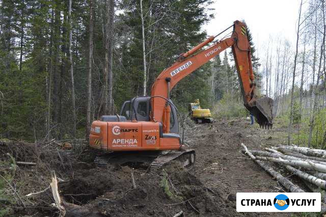 Аренда экскаватора hitachi ZX120 (12тн) Томск - изображение 1