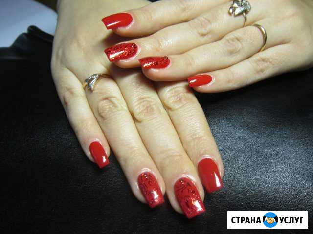 Наращивание, покрытие гелем, гель-лаком(шеллак) Ливны - изображение 1