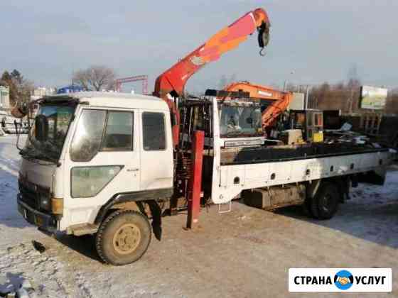 Грузовик с краном 5/3т, 12/3т, эвакуатор 5-12 т Хабаровск