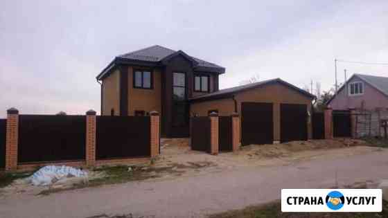 Монтаж кровли, мансарды, гаража, забора Анапа