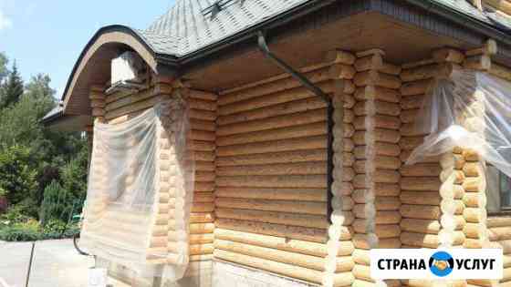 Шлифовка, покраска домов Серпухов