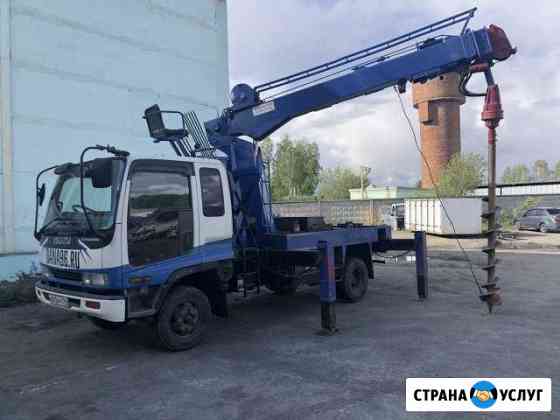 Аренда, услуги ямобура Исудзу Екатеринбург