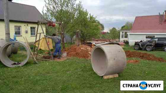 Копка колодцев септиков Псков