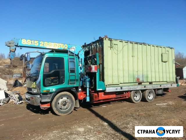 Услуги манипулятора низкорамника до 10 тонн Чехов - изображение 1
