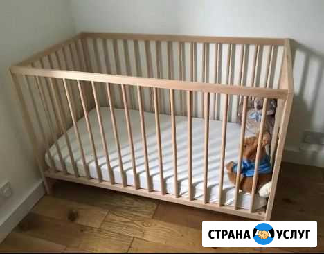 Кроватка напрокат +матрас+ борты. Привезу Севастополь - изображение 1