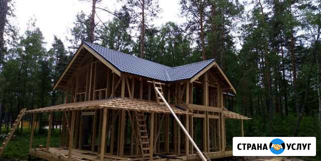Каркасные дома. Кровельные работы, Заборы Санкт-Петербург - изображение 1