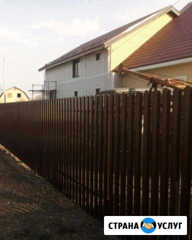 Заборы из профнастила и евроштакетника Электросталь - изображение 1