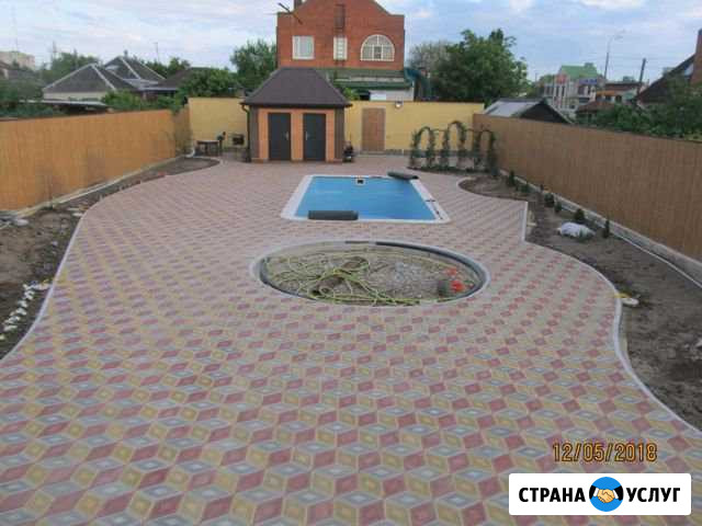 Укладка тротуарной плитки Кропоткин - изображение 1